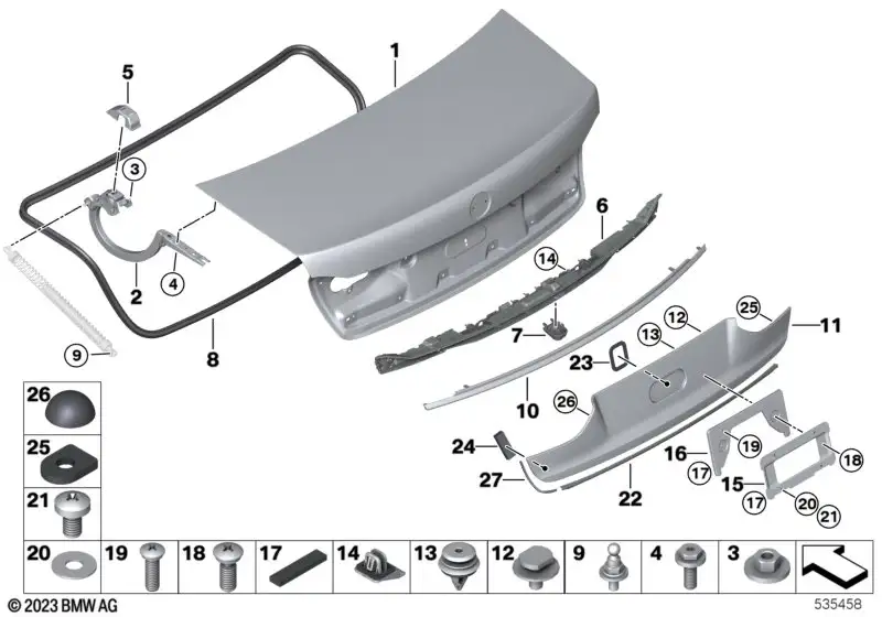 BMW Halter 51137357107 - Bildposition 14