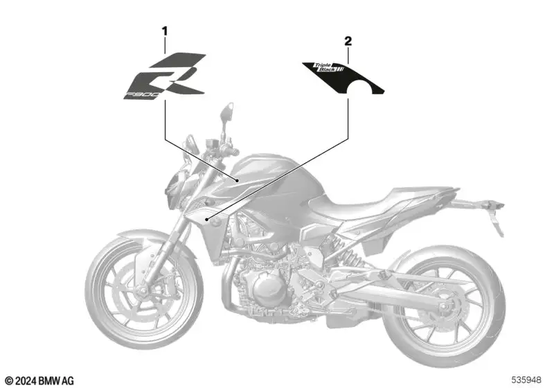 BMW Dekor Verkleidungsseitenteil links 51145A738E5 - Bildposition