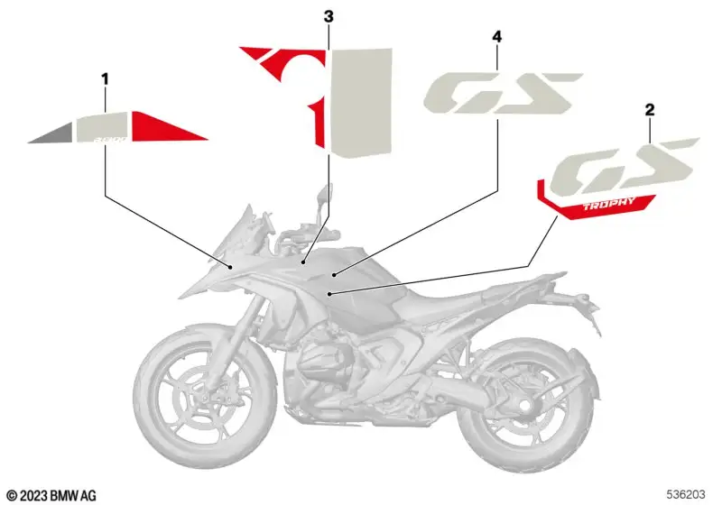 BMW Dekor Abdeckung Airbox links 51145A6F855 - Bildposition 02