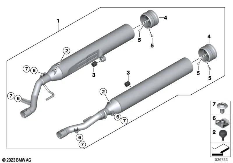 BMW Endkappe 77119444872 - Bildposition 04
