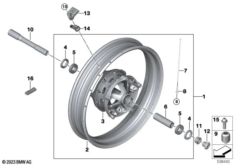 BMW Steckachse 36317107642 - Bildposition 10