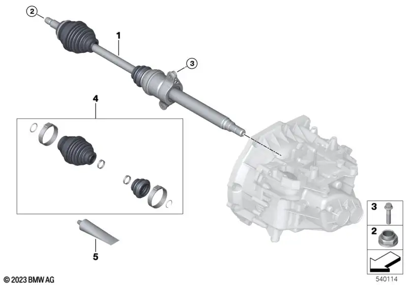 BMW Flachkopfschraube 07119907361 - Bildposition 03