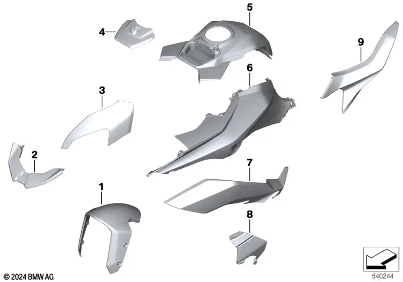 BMW Winglet rechts 46815B50002 - Bildposition 08