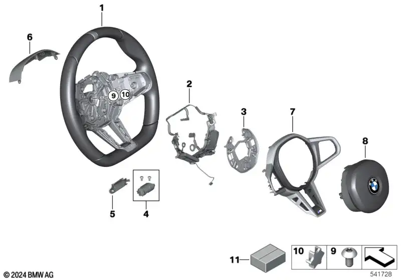 BMW M Sportlenkrad 32305A8A8F3 - Bildposition 01