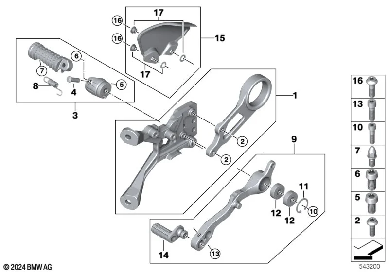 BMW Trittstück Bremse 35215A68086