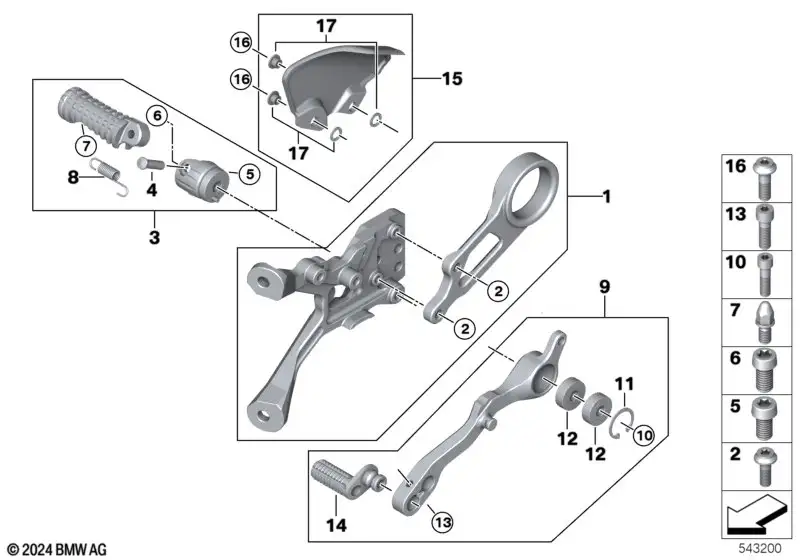 BMW Trittstück Bremse 35215A68086 - Bildposition 14