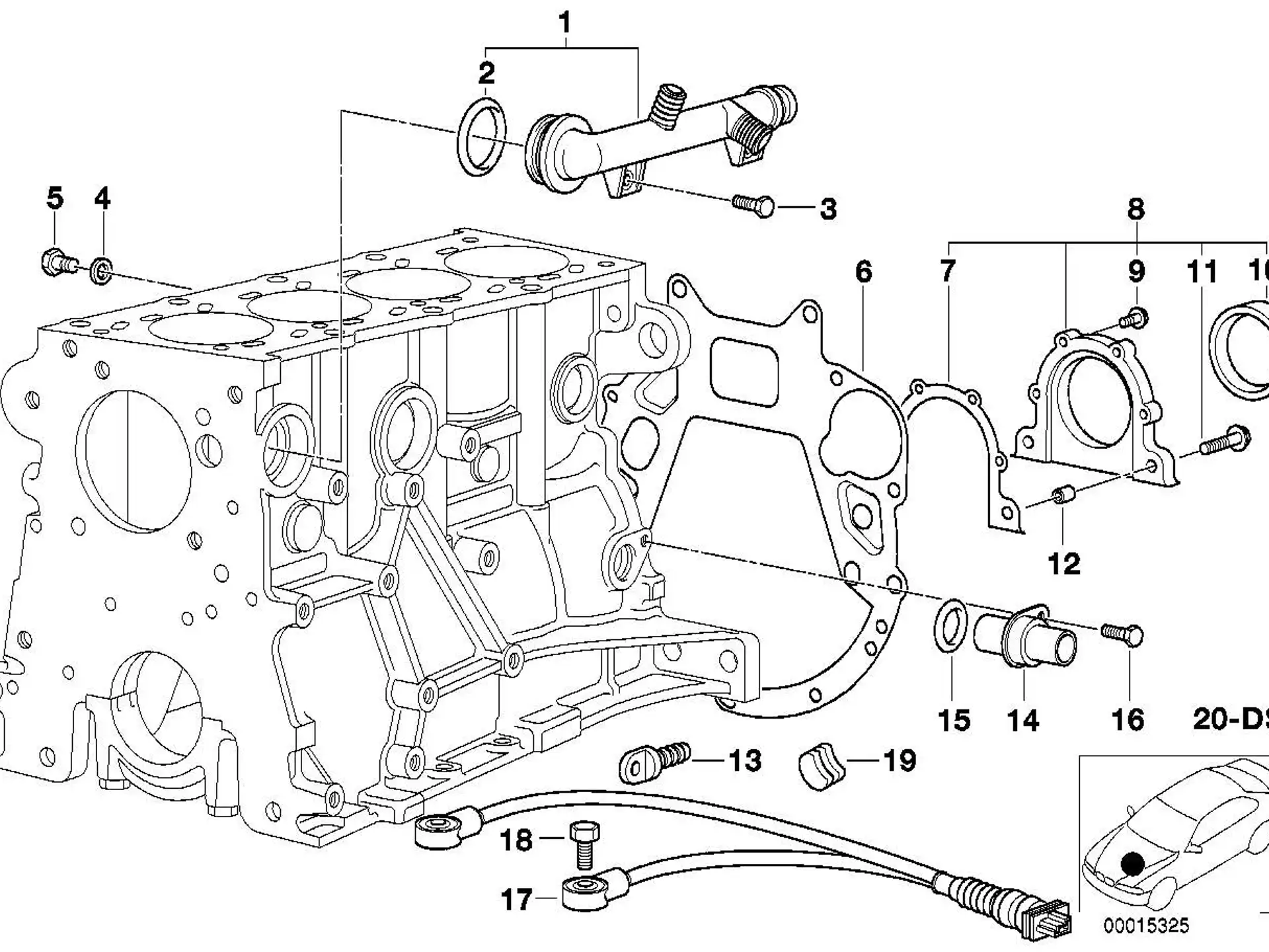 BMW Anschlussstück E46 11531709232