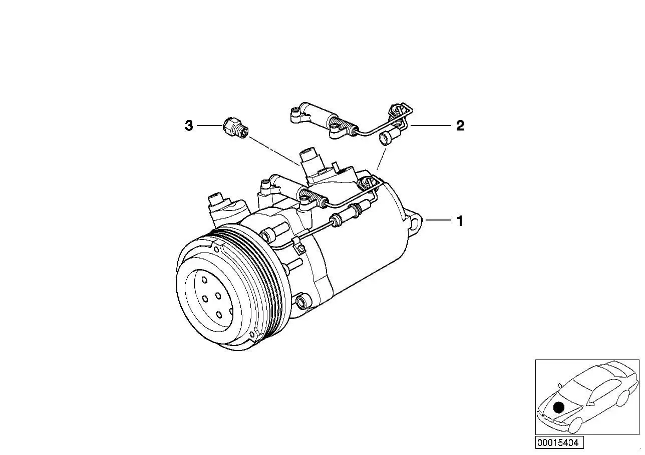 BMW Temperaturschalter E46 64528375442 - Bildposition 02