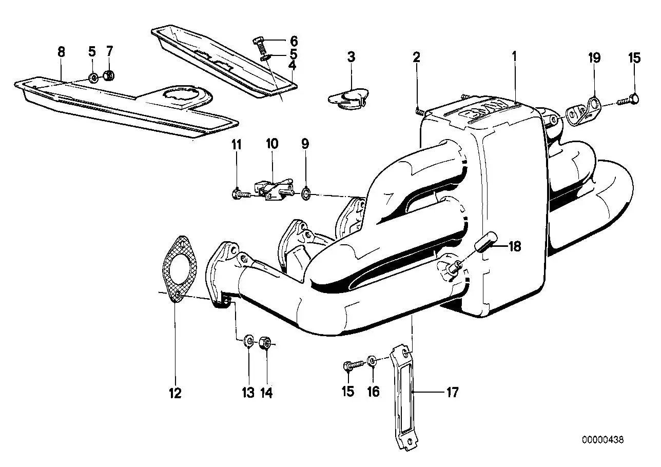 BMW Dichtung asbestfrei E12 E23 E24 E28 E32 E34 11611730788 - 5er