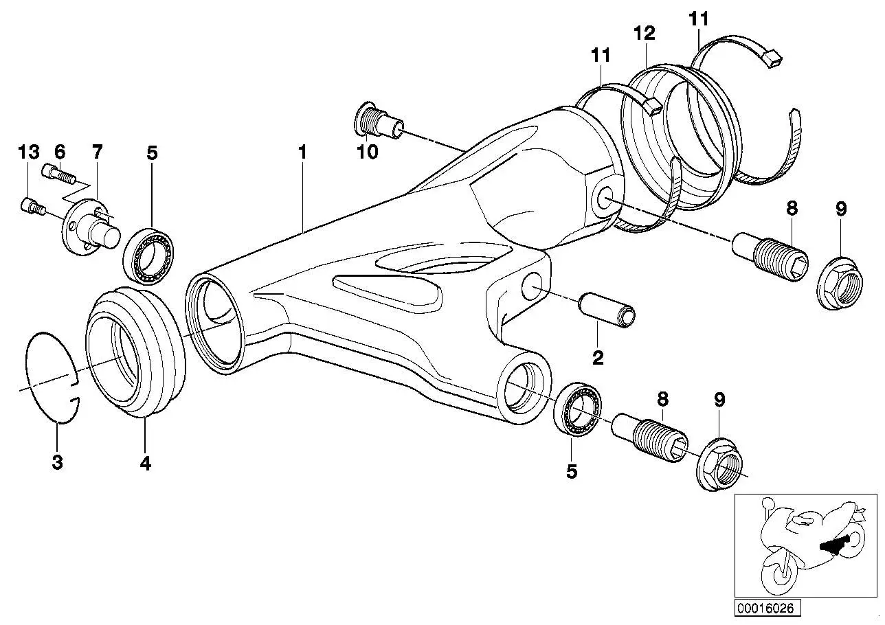 BMW Zylinderschraube 61122322492