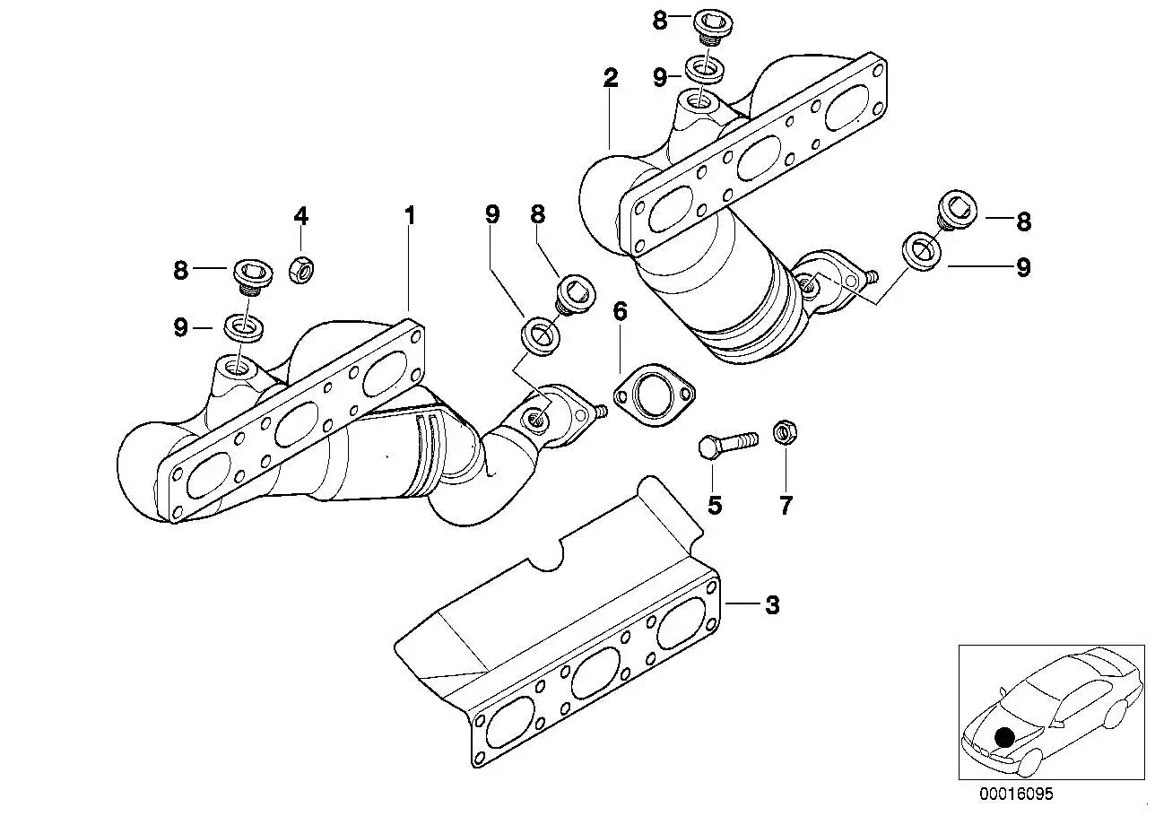 BMW Verschlussschraube mit Dichtring E36 E38 E39 E46 E53 E60 E61