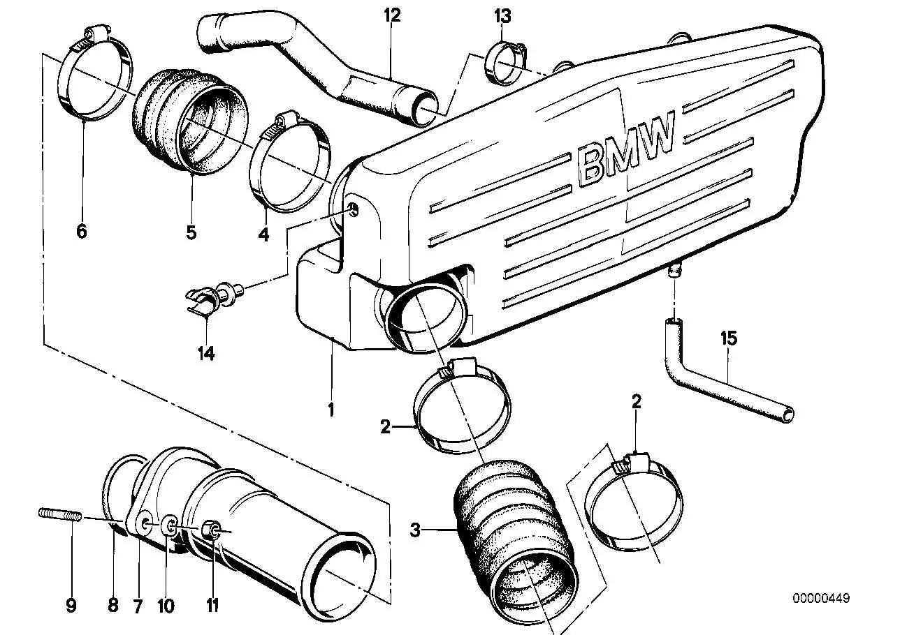 BMW Faltenbalg E24 E28 11611306724 - Bildposition 03