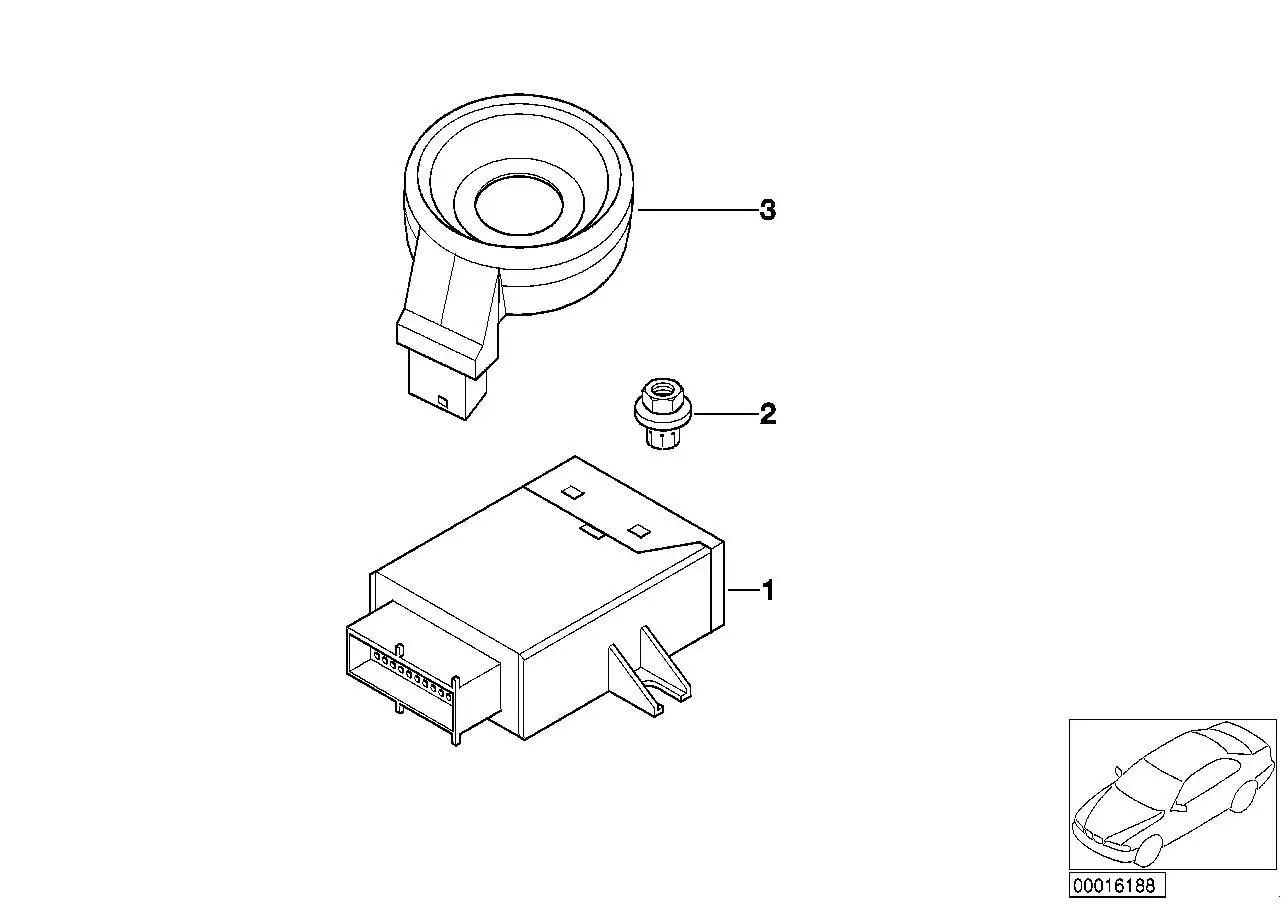 BMW Sechskantmutter 61358230971 - Bildposition 02
