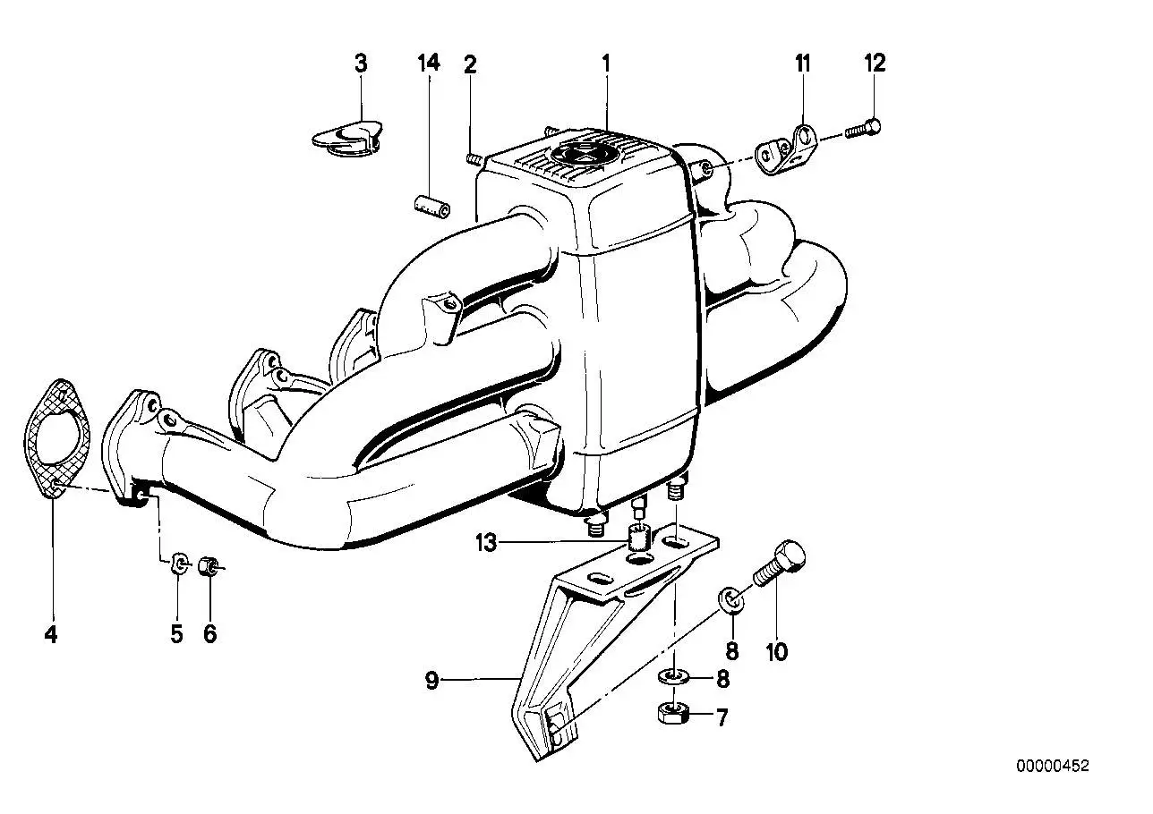 BMW Dichtung asbestfrei E24 E32 E34 11611726016 - Bildposition 04