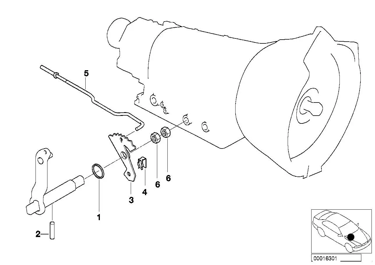 BMW Wellendichtring E34 E36 E39 24521219551 - Bildposition 01