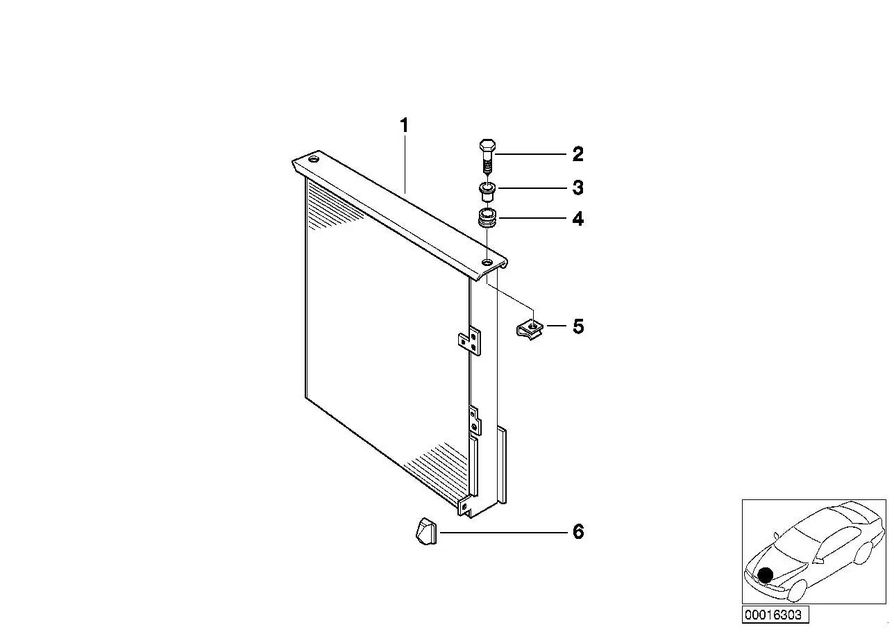BMW Tülle E36 64538391412 - Bildposition 06