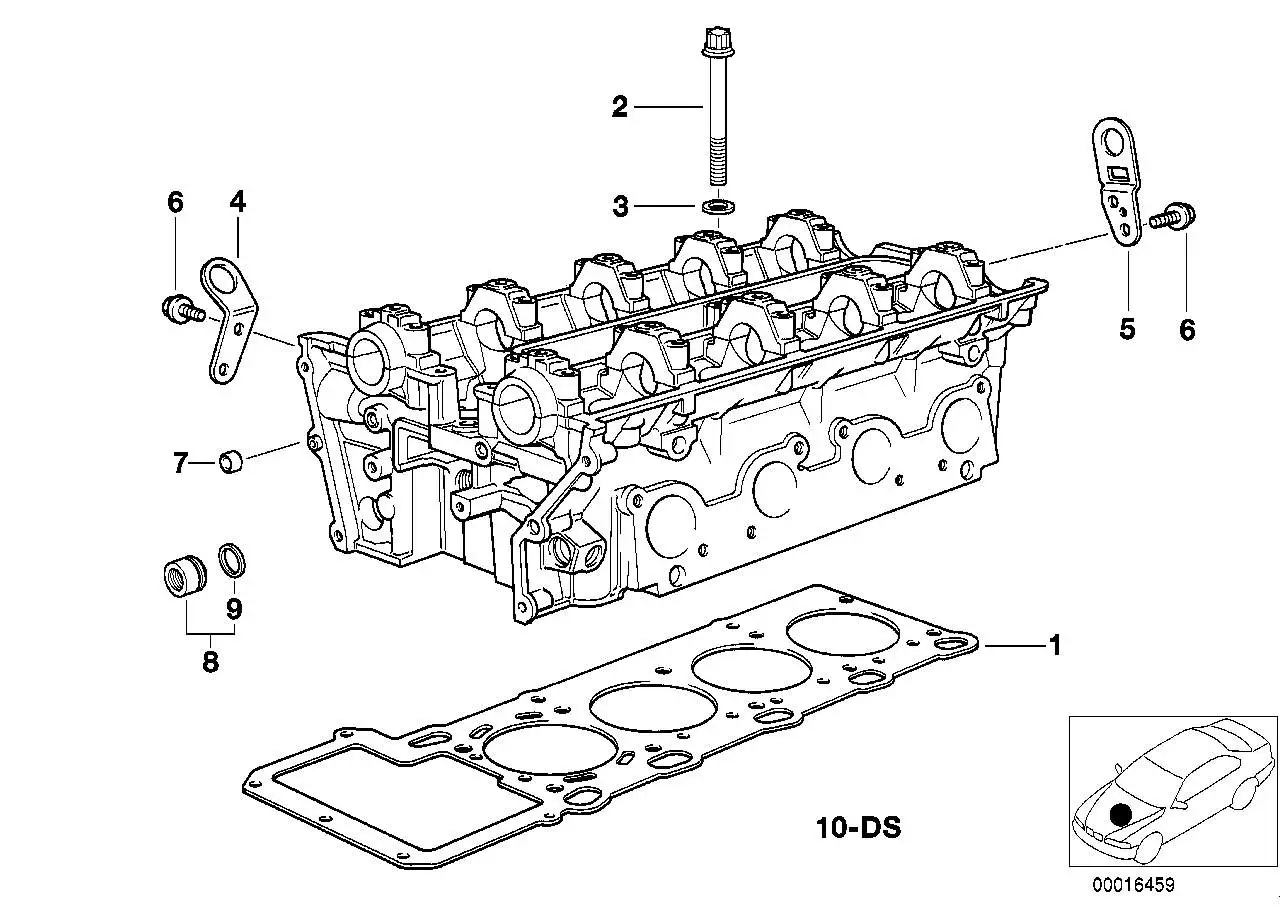 BMW Zylinderkopfdichtung asbestfrei E31 E38 E39 E53 11121433473