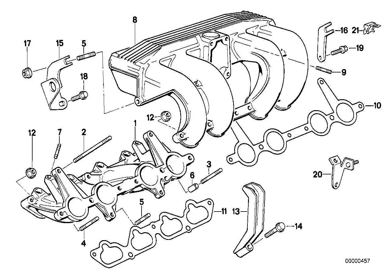 BMW Stütze E30 11611721914 - Bildposition 16