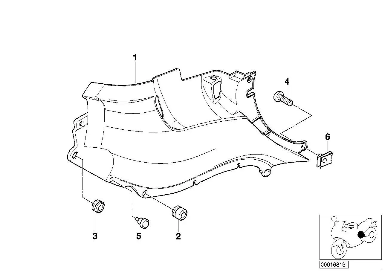 BMW Batterieabdeckung links 46637678105