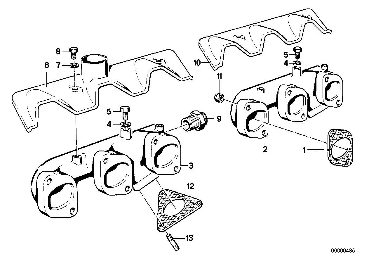 BMW Abdeckblech E12 E23 E24 E28 11621257097