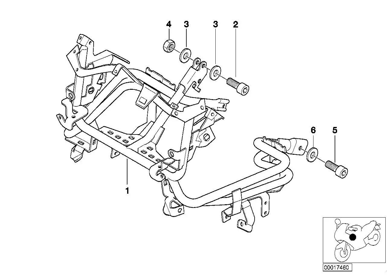 BMW Verkleidungshalter 46637671413