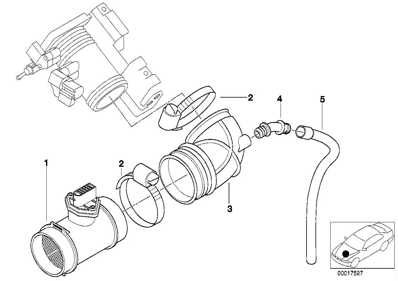 BMW Faltenbalg E46 13711437355 - 3er E46