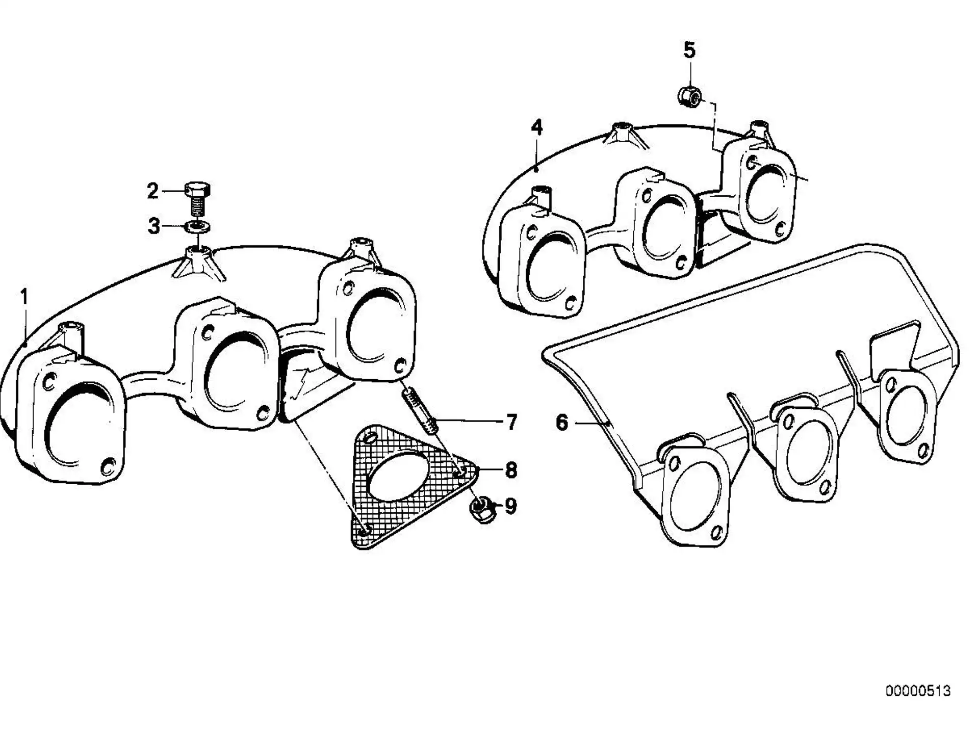 BMW Stiftschraube E23 E24 E28 E30 E34 E38 E39 E46 11621716870