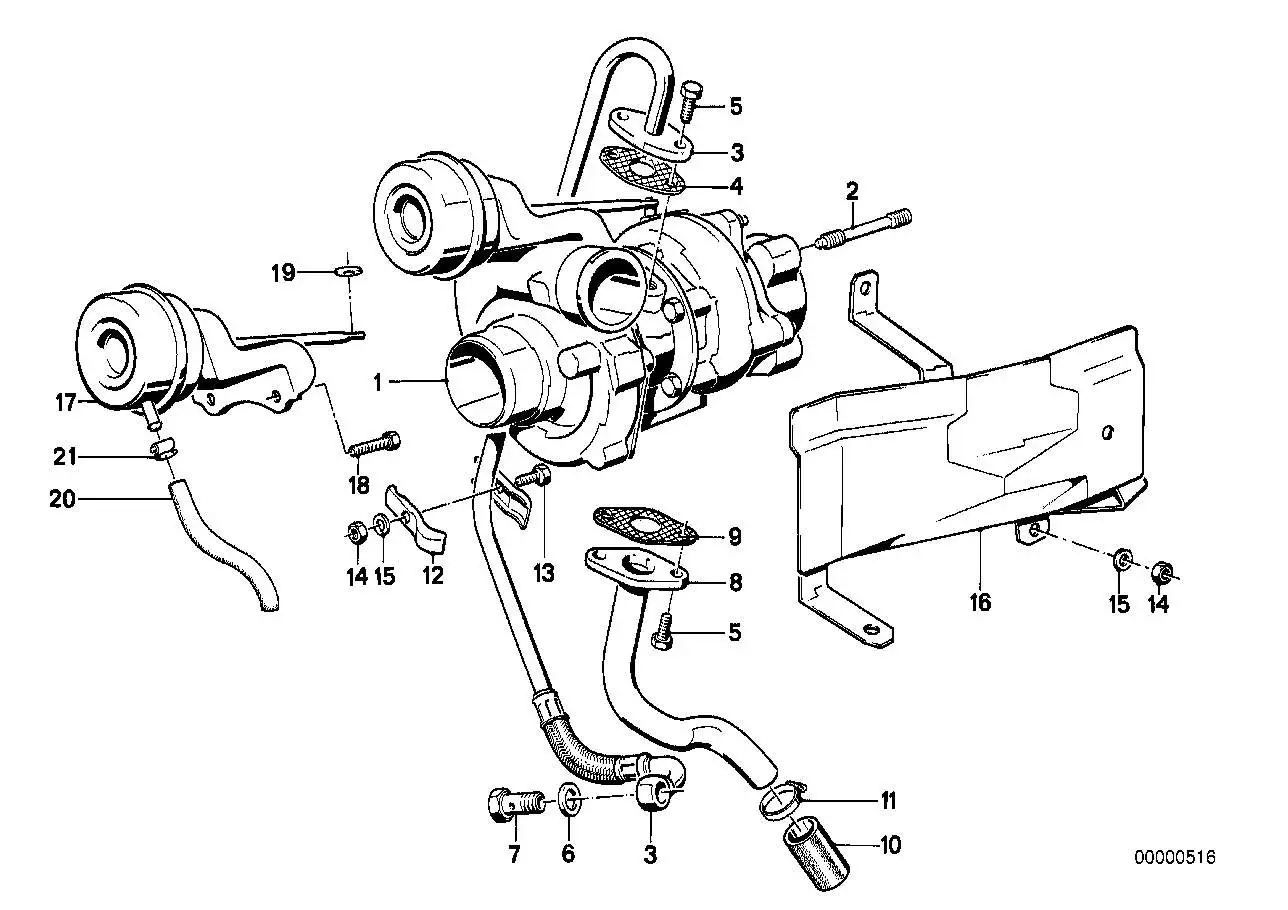 BMW Vorlaufleitung E28 11421288598 - Bildposition 03