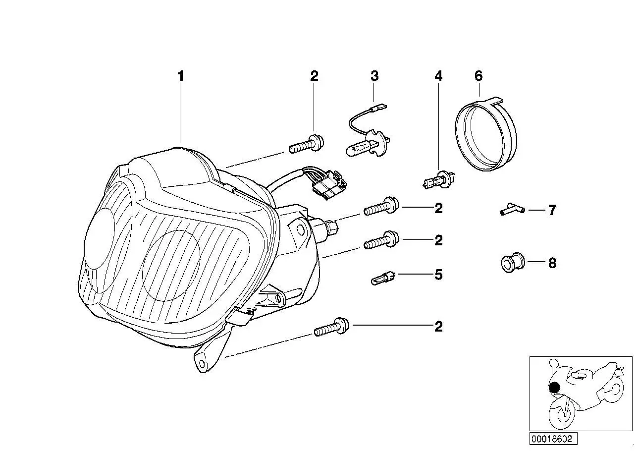 BMW Scheinwerfer 63122306802