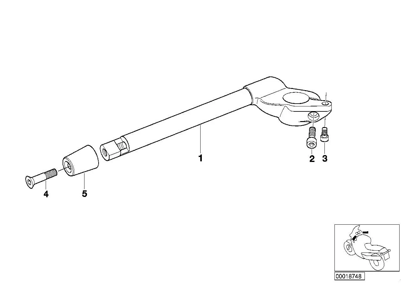 BMW Stummellenker links 32712331471