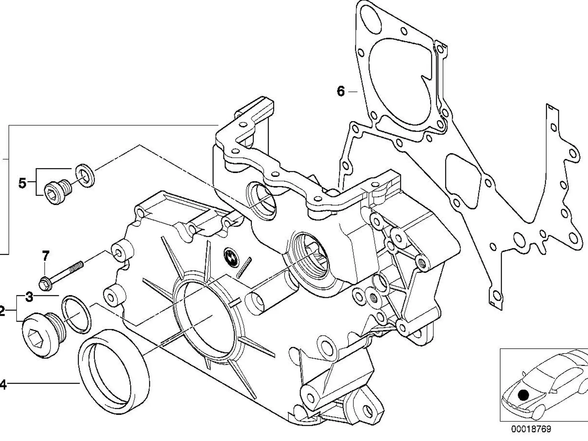 BMW Dichtung Metall E60 E61 E63 E64 E65 E66 E70 E71 E83 E90 E91 E92 E93 11147795784