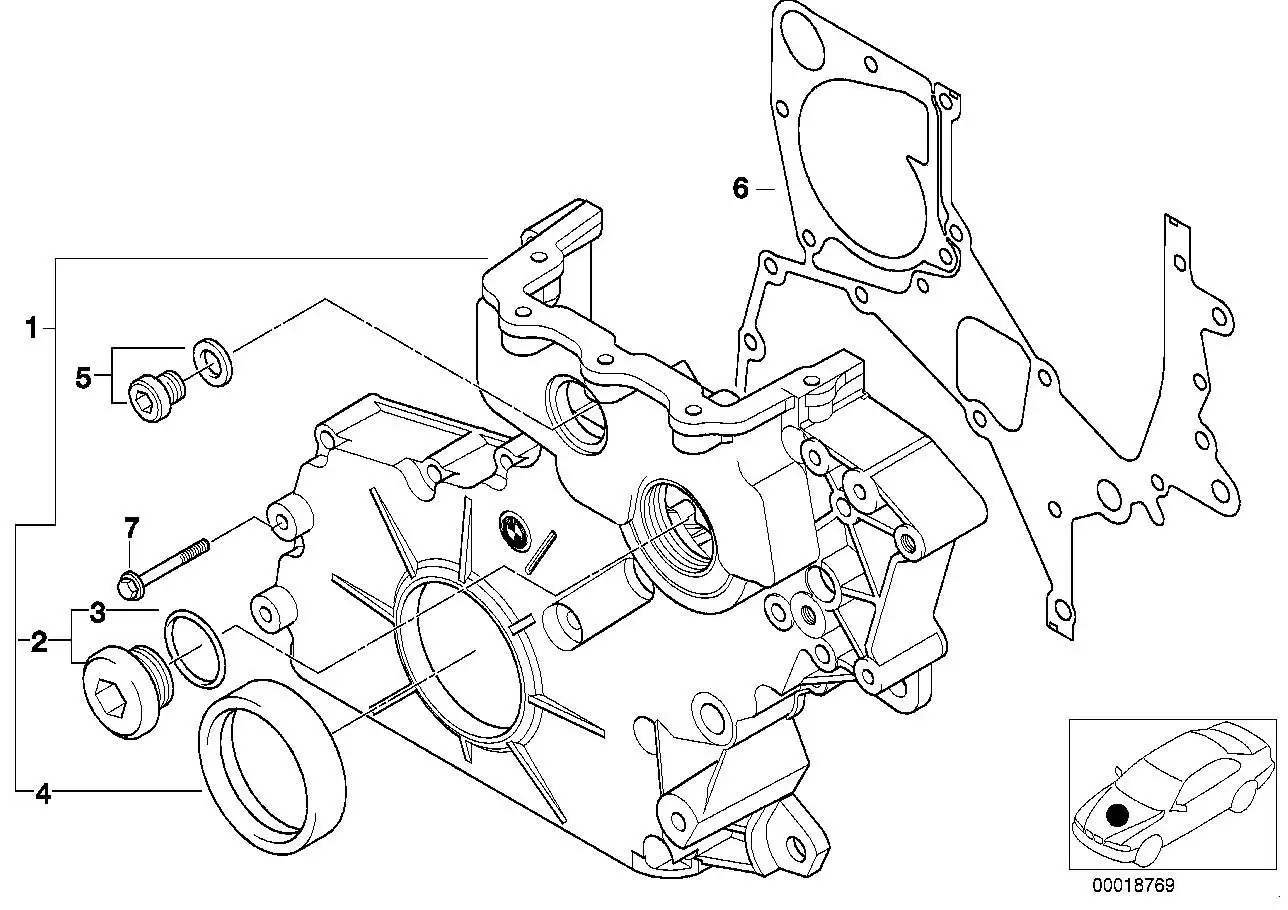 BMW Wellendichtring E38 E39 E46 E53 E60 E61 E63 E64 E65 E66 E70 E