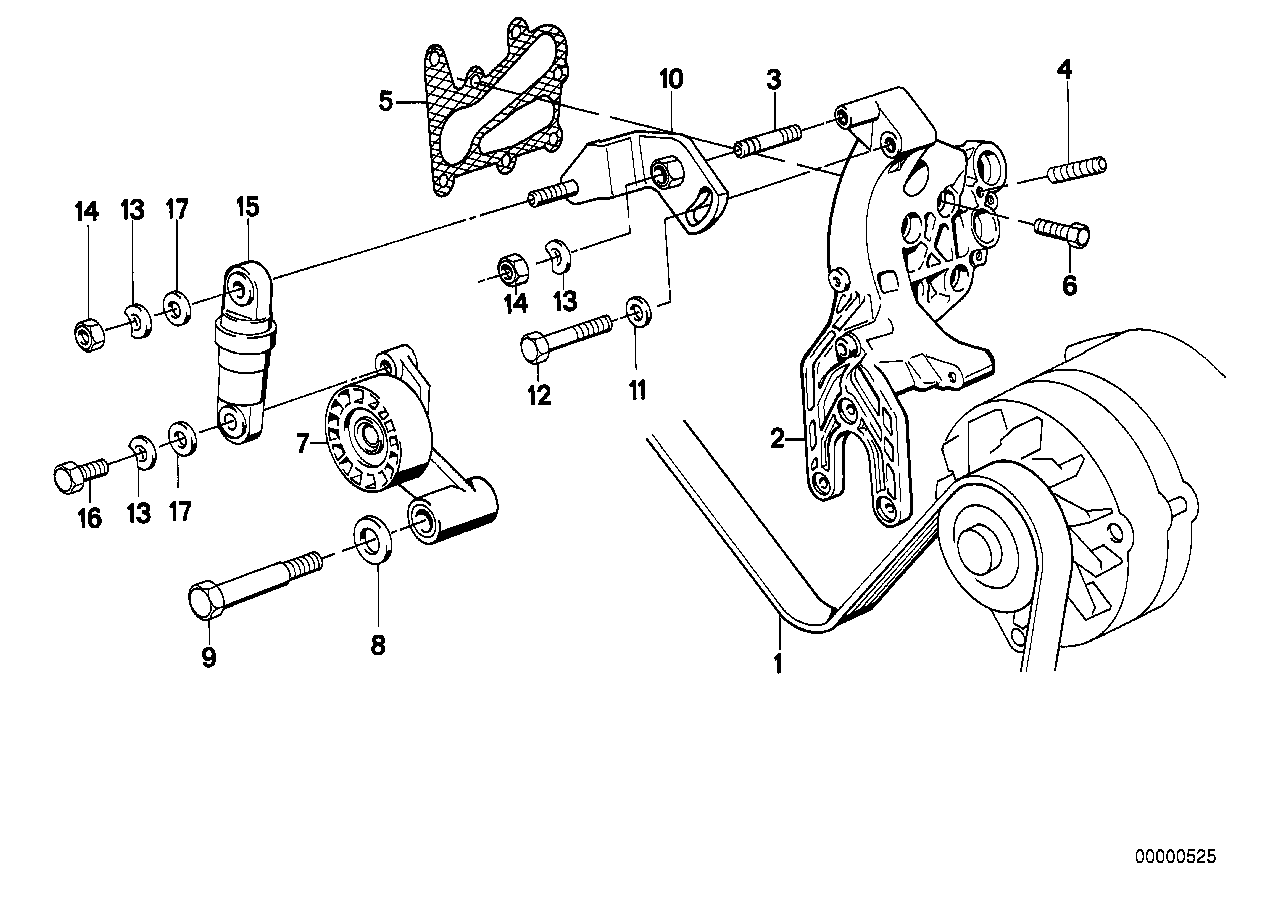 BMW Keilrippenriemen E31 E32 11281736719