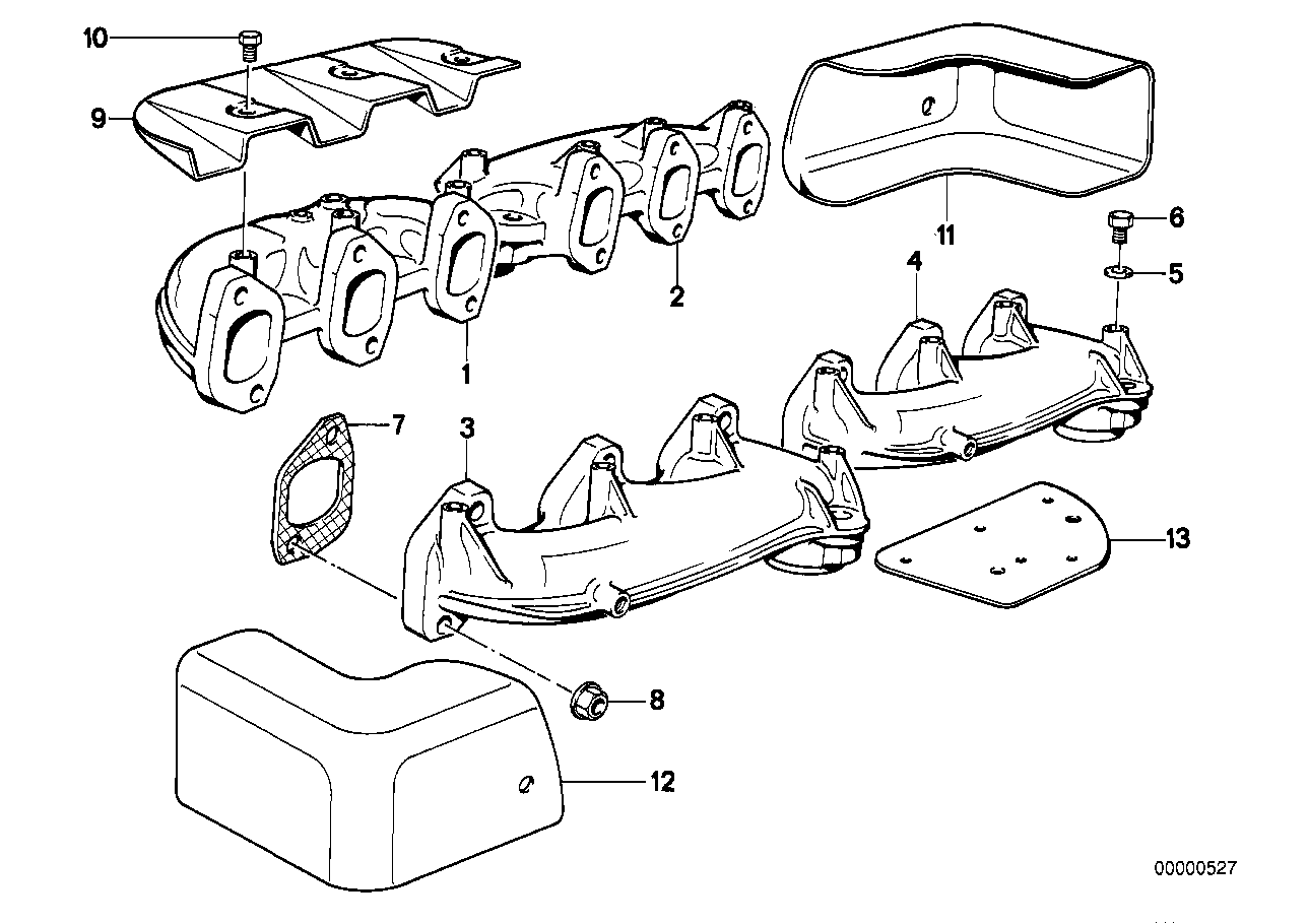 BMW Dichtung E31 E32 11621708966