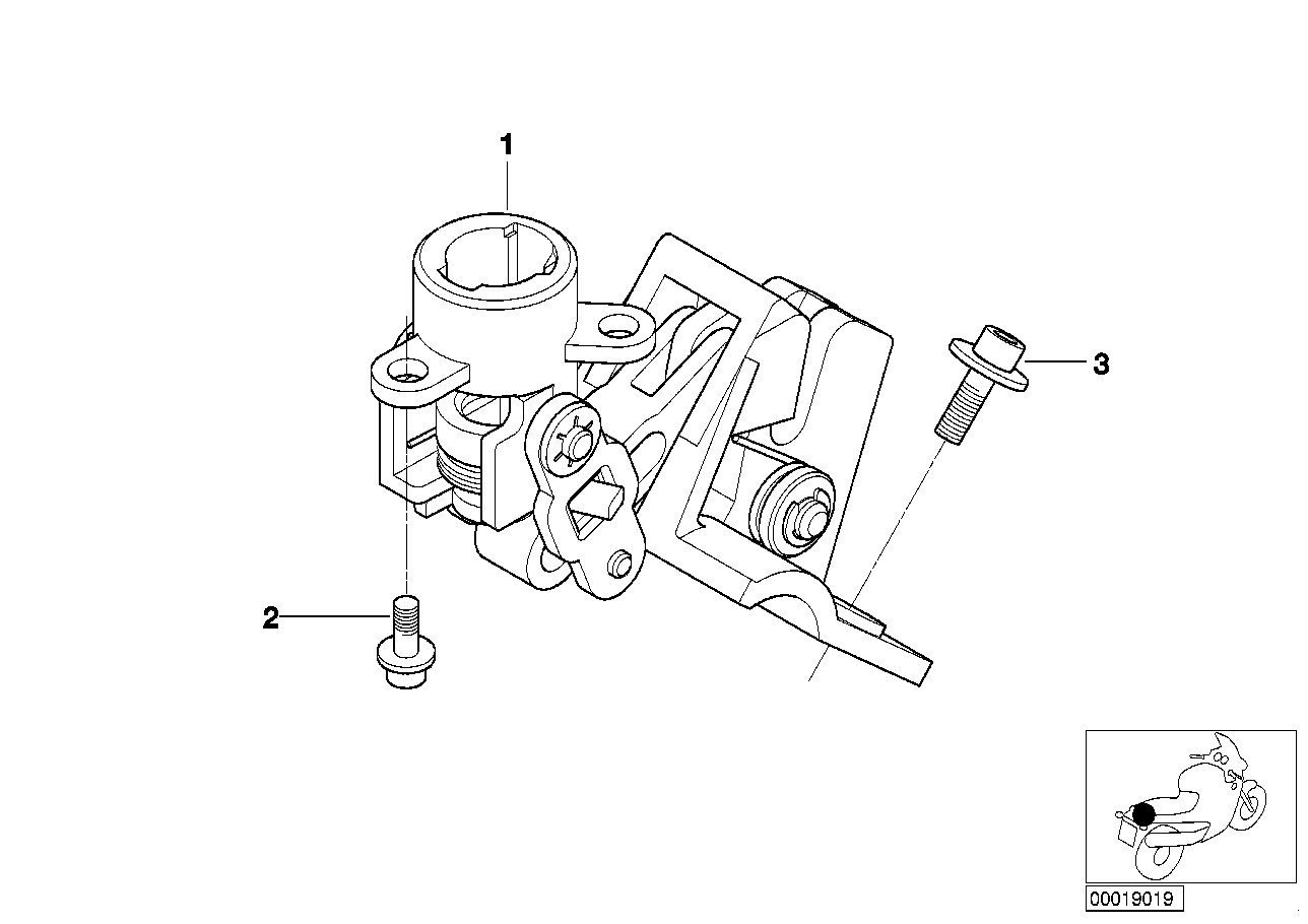 BMW Verriegelung Sitzbank 52532328565