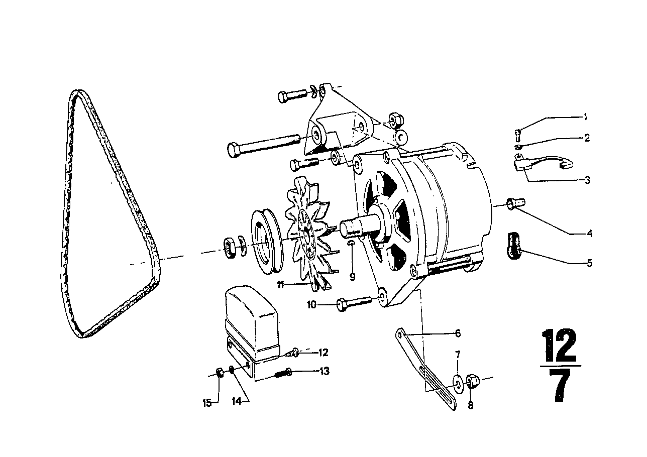 BMW Scheibenfeder A61 A67 A73 K21 K22 K23 K25 K25H K26 K27 K28 K2