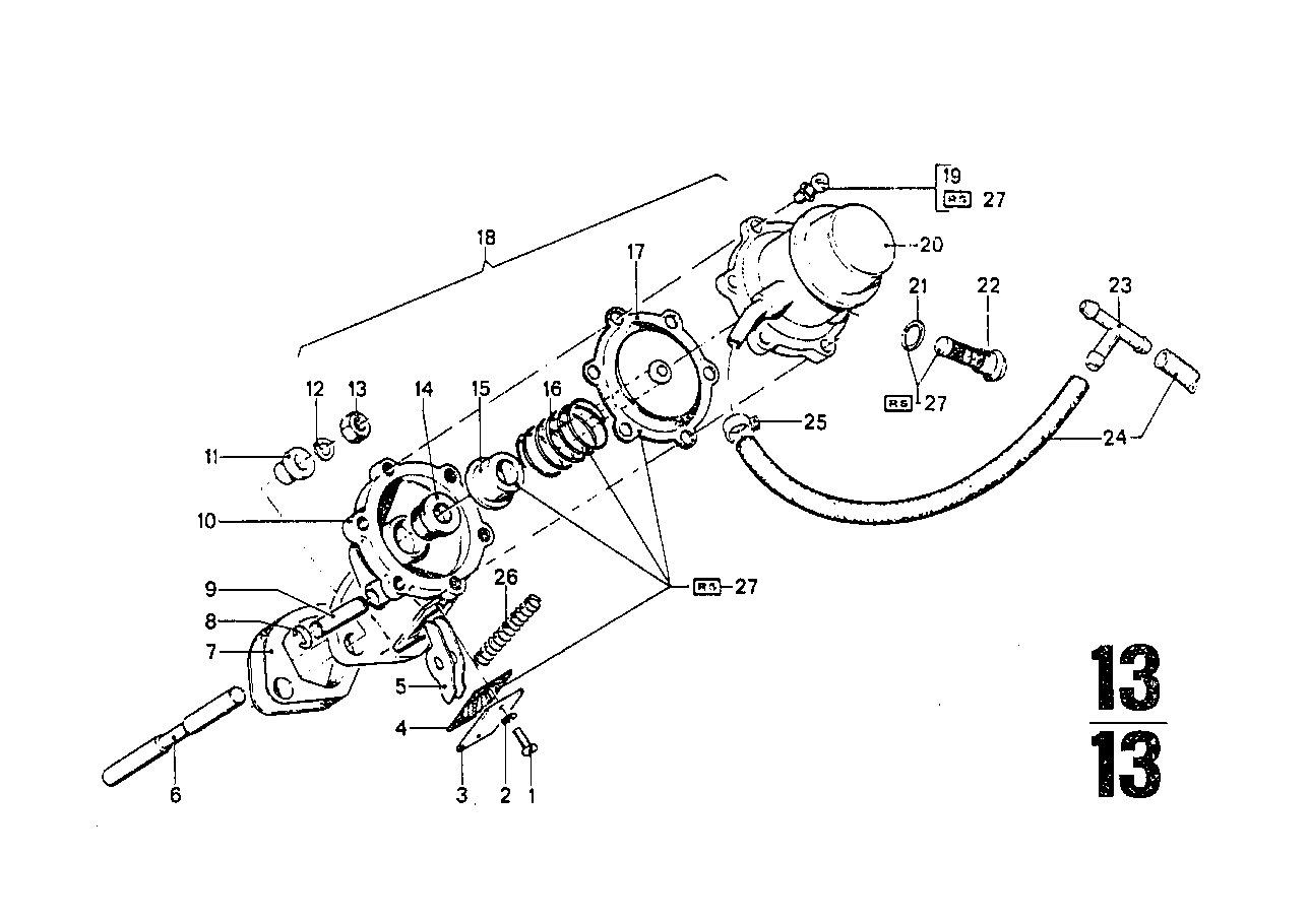 BMW Isolierbuchse E12 E21 E23 E24 E28 E30 13310075752 - Bildposit