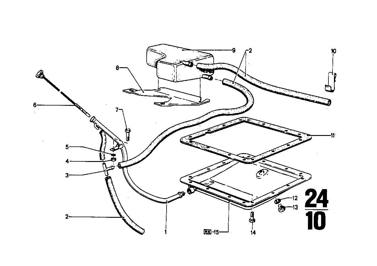 BMW Dichtung asbestfrei E12 24111203500 - Bildposition 11