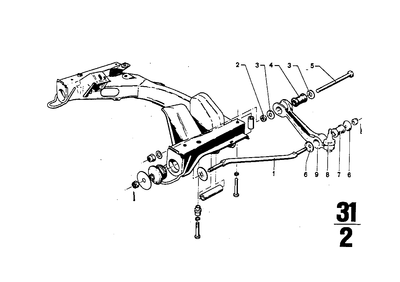 BMW Querlenker rechts 31121112012 - Bildposition --