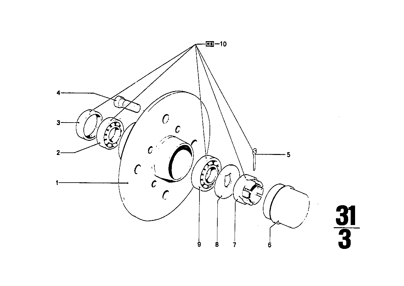 BMW Wellendichtring E12 E21 E24 31212634108 - Bildposition 03