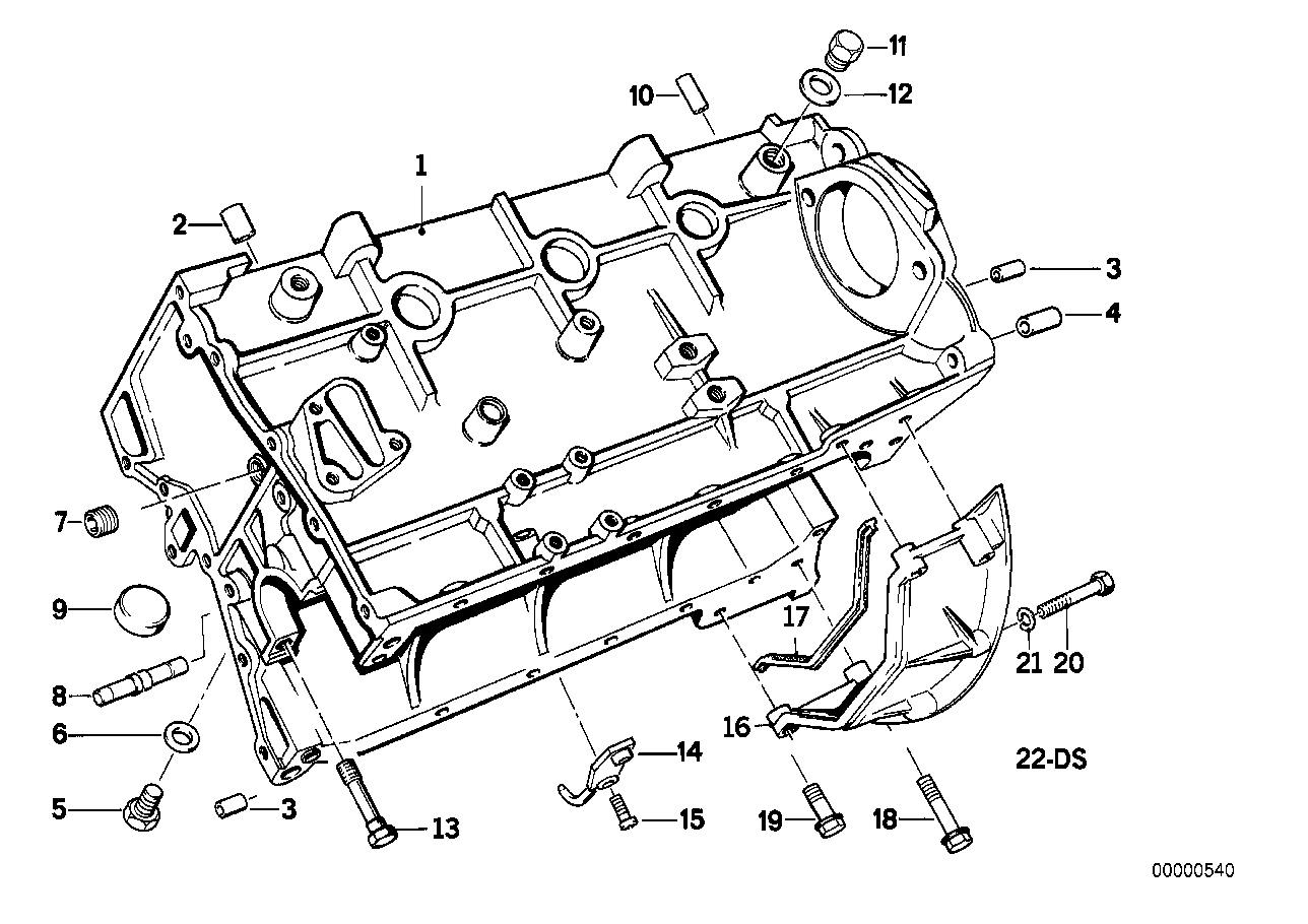 BMW Schraube E30 11421315981
