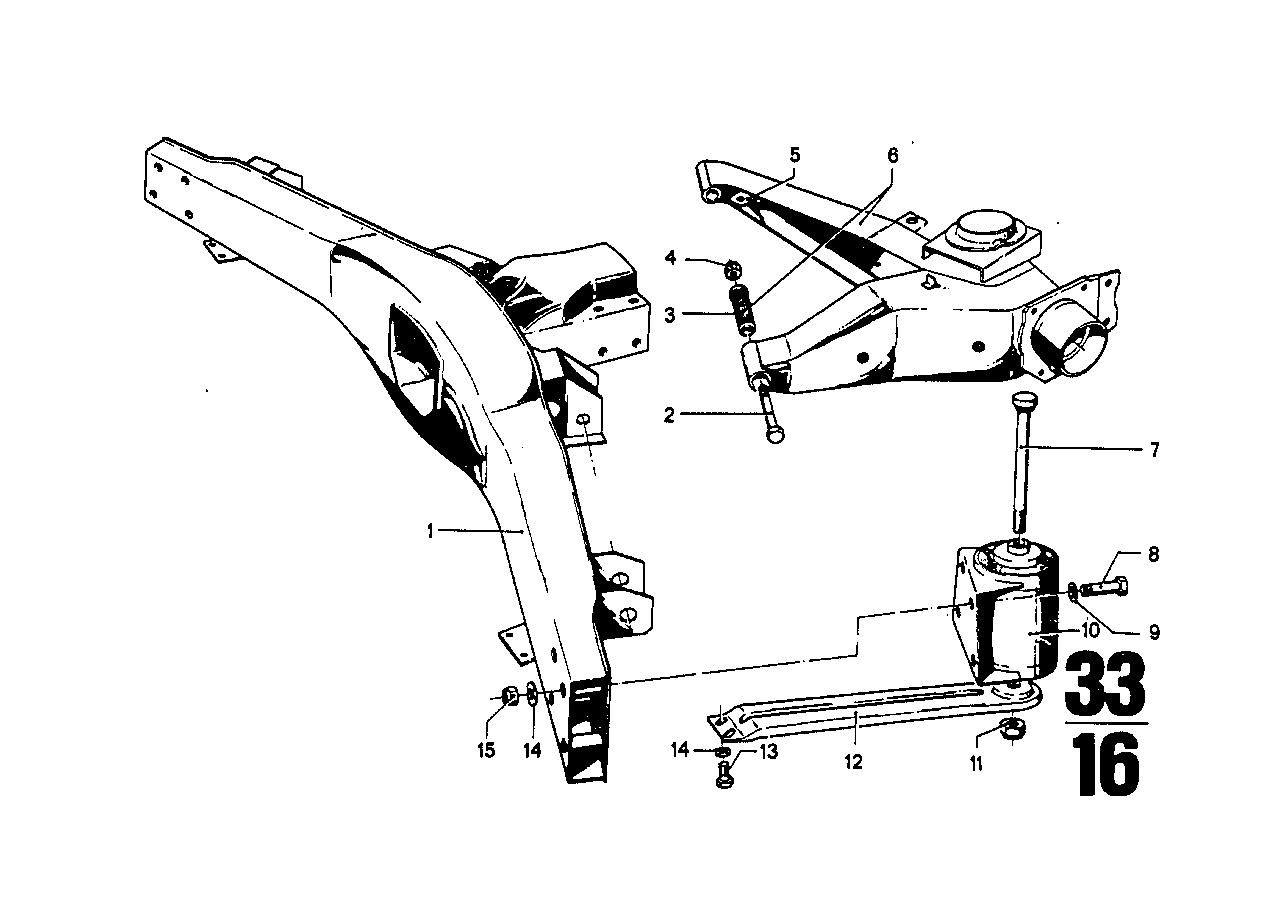 BMW Sechskantschraube E12 E24 E30 E31 E32 E34 E36 E38 E39 E46 E53