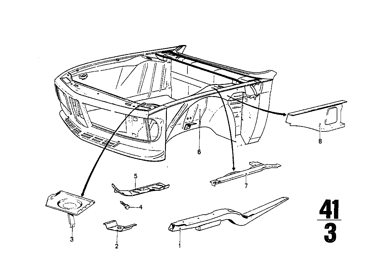 BMW Verlängerung 41141826898