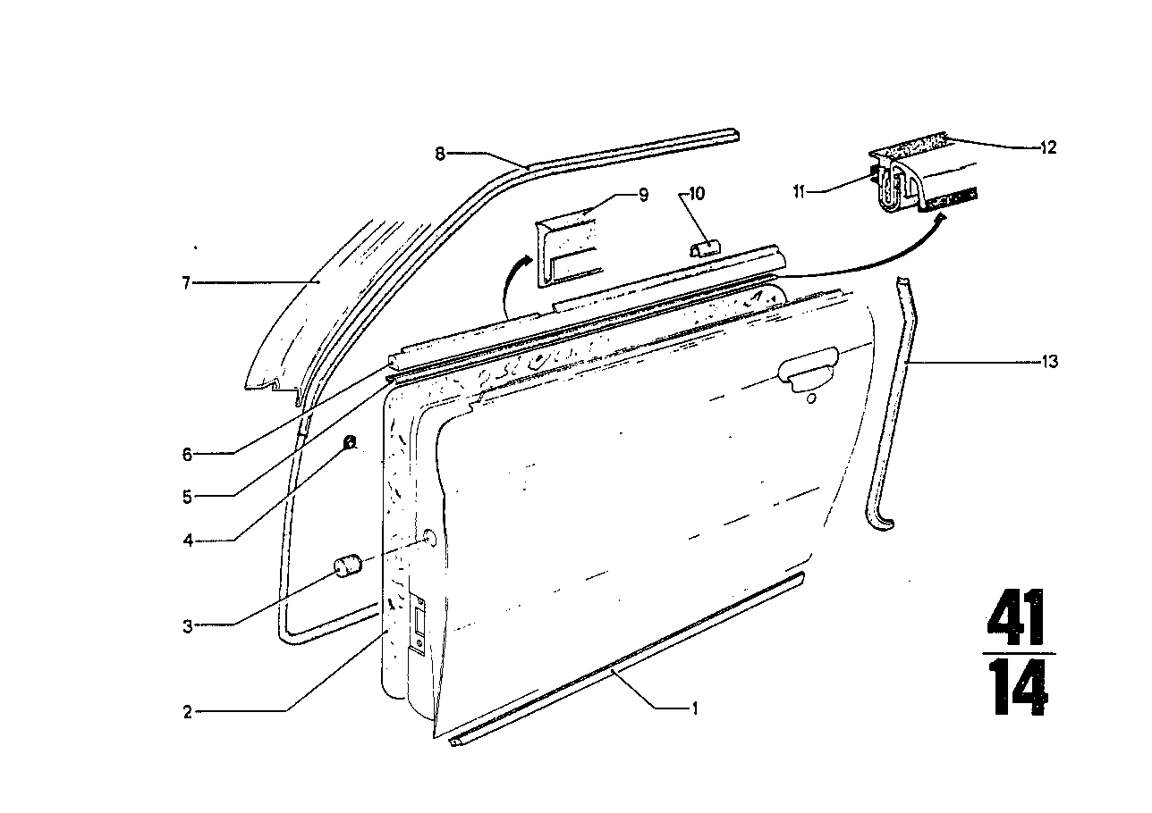 BMW Klammer E24 51211803685 - 6er E24