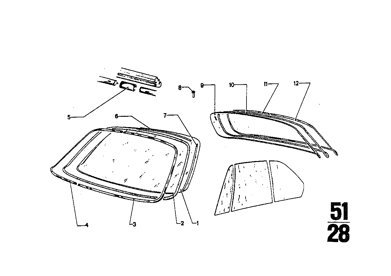 BMW Zierrahmen links 51317740117 - Bildposition 03