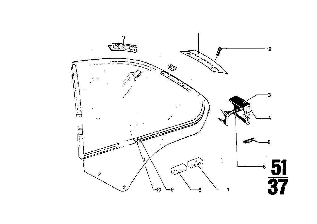 BMW Dichtgummi 51361837225 - Bildposition 03