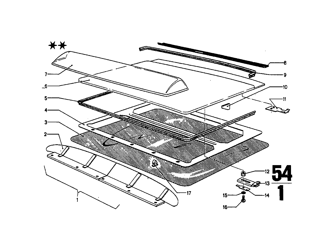 BMW Abdichtung 54121801431