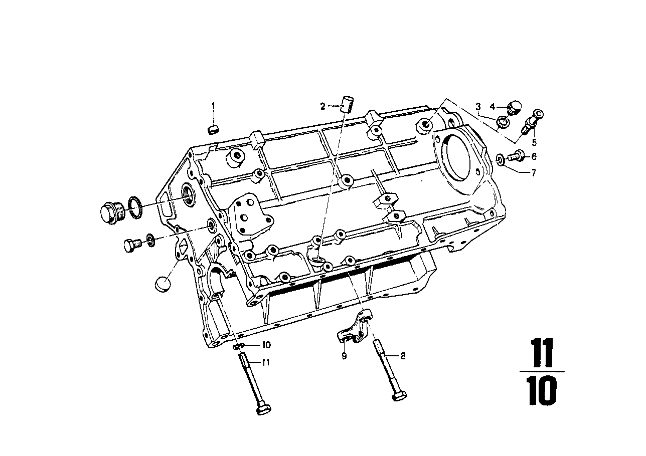 BMW Bundschraube E12 E38 33321140568 - 5er E12, 7er E38