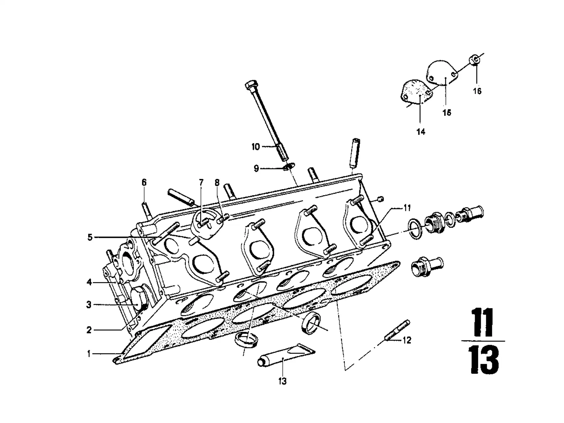 BMW Sechskantschraube E12 E21 E23 E24 E28 E30 E32 E34 11120621144