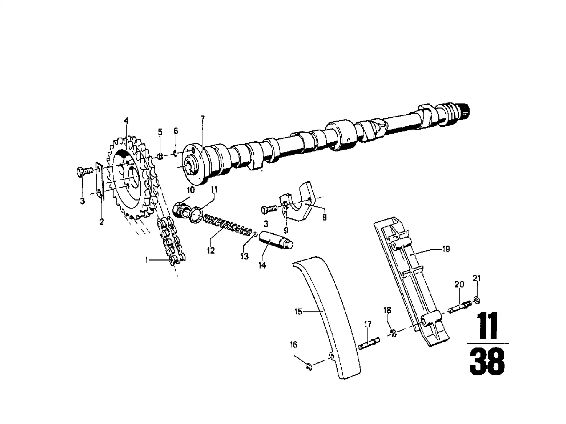 BMW Gleitschiene E12 E21 E23 E24 E28 E30 E32 E34 11311253236